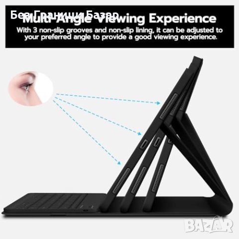 Нов Защитен Калъф с Магнитна Клавиатура за таблет iPad Pro 12.9 инча, снимка 5 - Таблети - 44207759