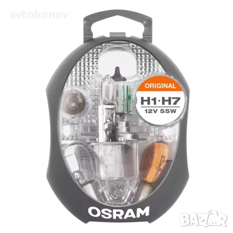 Комплект резервни автомобилни крушки OSRAM H1+H7