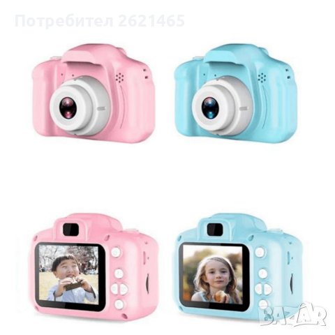 Дигитален детски фотоапарат, снимки и видеозапис, снимка 4 - Електрически играчки - 42482829