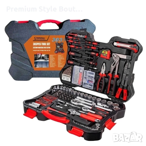 Гедоре к-т 303части 1/2", 1/4" STAHLMAYER