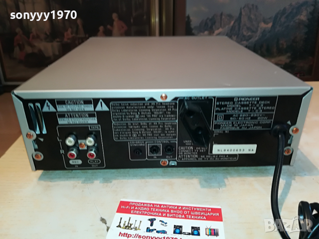 pioneer t-c3 reverse deck-made in japan-swiss 2303221129, снимка 12 - Декове - 36204126