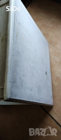 Голяма квадратна трапезна масивна маса 90/90/80см от 1980г, снимка 7 - Маси - 52304330