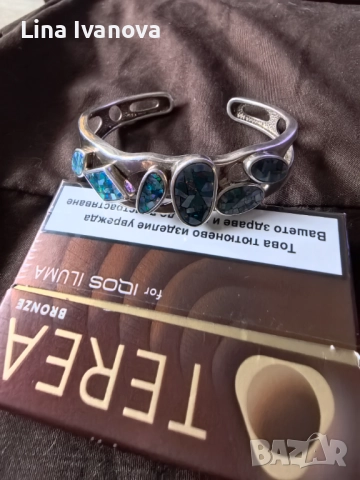 Масивна сребърна гривна., снимка 4 - Гривни - 52636235