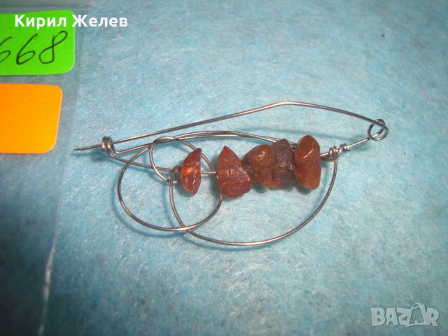 СКЪПОЦЕННА КЕХЛИБАРЕНА АРТ-НУВО БРОШКА 100% НАТУРАЛЕН БАЛТИЙСКИ КЕХЛИБАР 26668, снимка 2 - Други - 34777468