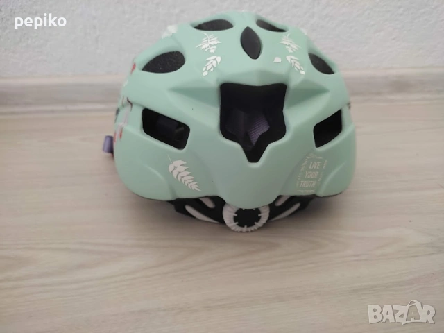 продавам колела внос от Германия Комплект НОВИ каска и ръкавици ELZA, снимка 2 - Спортна екипировка - 53832100