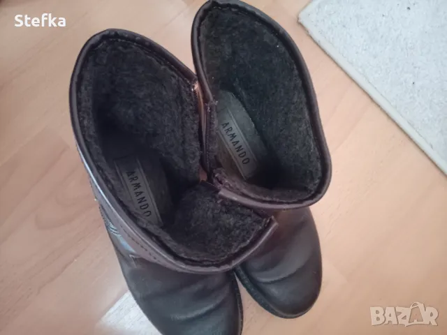 Зимни ботуши с каракул подплата Armando, снимка 2 - Дамски ботуши - 49219583