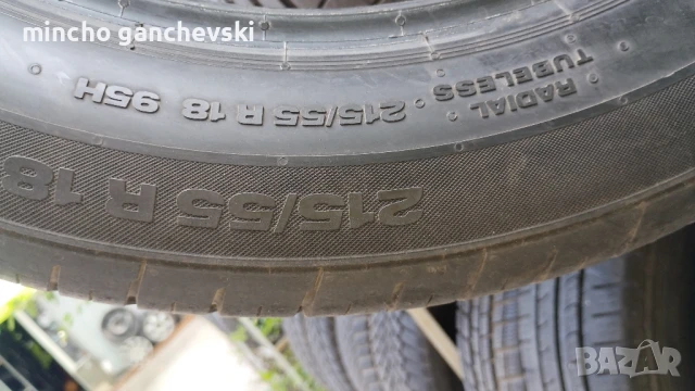 215.55.18 летни гуми с грайфер около 7мм , снимка 7 - Гуми и джанти - 51026521