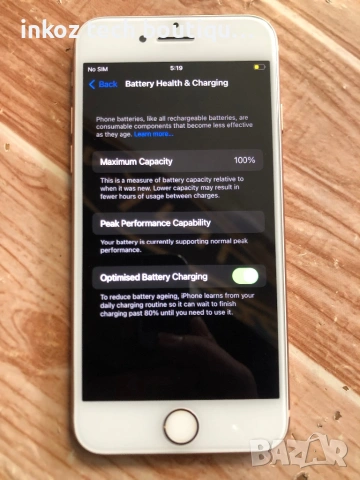 Apple iPhone 8 64GB батерия 100%, снимка 2 - Apple iPhone - 53453087