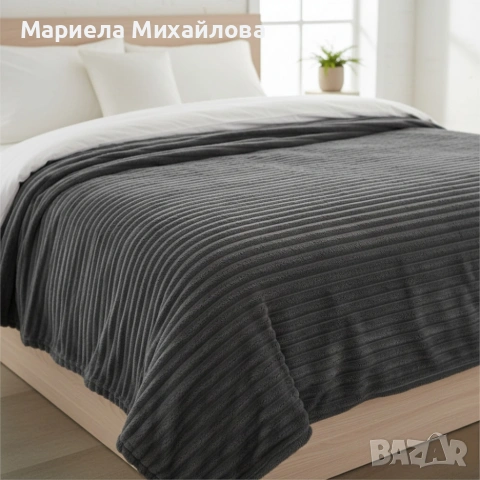 Меко и ватирано микрофибърно одеяло 200x220 см., снимка 5 - Олекотени завивки и одеяла - 53491338