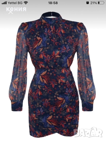 Нова цветна рокля , снимка 2 - Рокли - 52238552