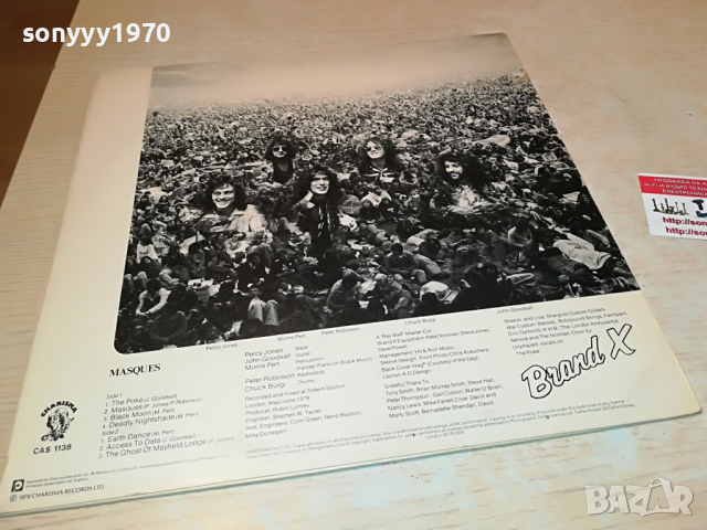sold//поръчана-MASQUES-BRAND X-ENGLAND 2004221832, снимка 12 - Грамофонни плочи - 36522258
