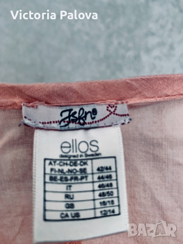 Много тънка прозрачна рокля ELLOS Швеция, снимка 5 - Рокли - 36246385