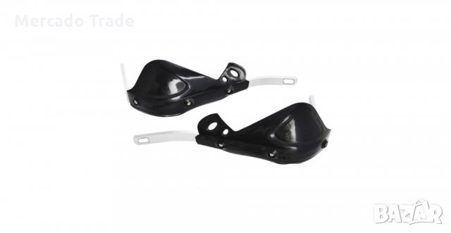 Комплект предпазители за ръце, Предпазители за АТВ, 2бр, Черни, снимка 2 - Аксесоари и консумативи - 35805262