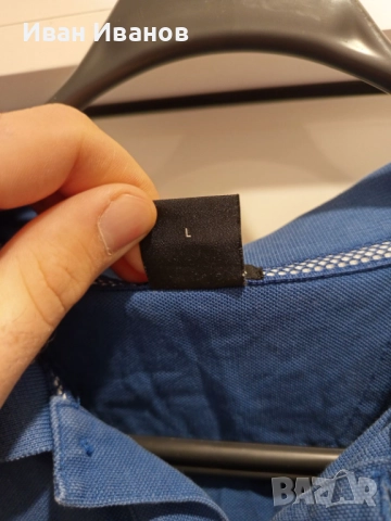 Оригинална фланелка с яка Hugo Boss, снимка 6 - Тениски - 51742535