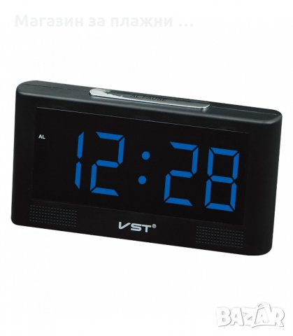 НАСТОЛЕН LED ЧАСОВНИК С ГОЛЕМИ ЦИФРИ - код 732, снимка 4 - Друга електроника - 34304800
