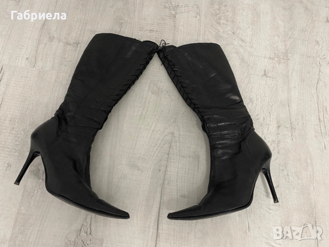 Ботуши, естествена кожа, снимка 2 - Дамски ботуши - 52594364