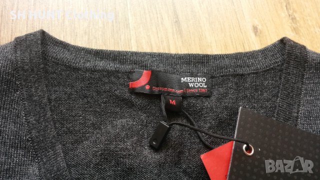 Dressmann Premium 100% Merino Wool Vest разм M за лов риболов елек , потник 100% Мерино Вълна - 324, снимка 8 - Блузи - 42206499