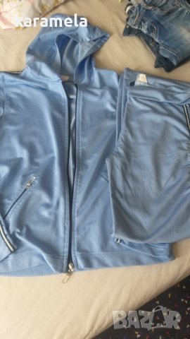 Светлосин екип С до 155см., снимка 1