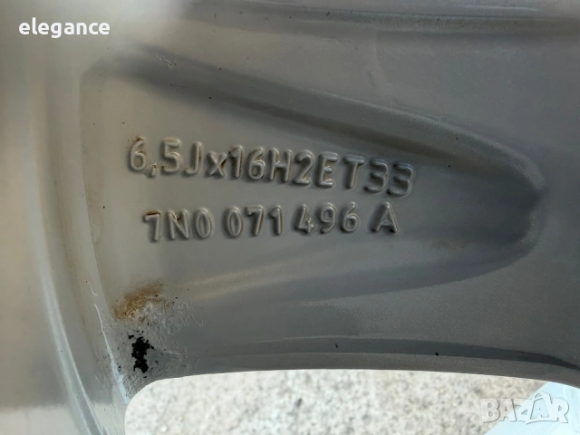 Оригинални алуминиеви джанти за VW Tiguan Sharan Passat T4 5x112 16 цола, снимка 6 - Гуми и джанти - 53817426