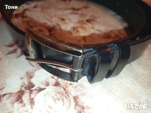 CLAUDIO ORCIANI Нов Италиански Мъжки Колан от Естествена Кожа 115см., снимка 8 - Колани - 53686541