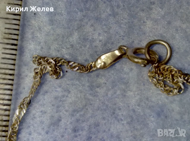 МАРКОВА НЕЖНА СРЕБЪРНА ГРИВНА СРЕБРО 925 YESIM ВИНТИДЖ ПЛЕТКА 50150, снимка 7 - Гривни - 50542257