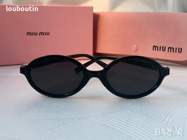 Miu 2024 дамски слънчеви очила елипса кръгли овални, снимка 6 - Слънчеви и диоптрични очила - 48018463