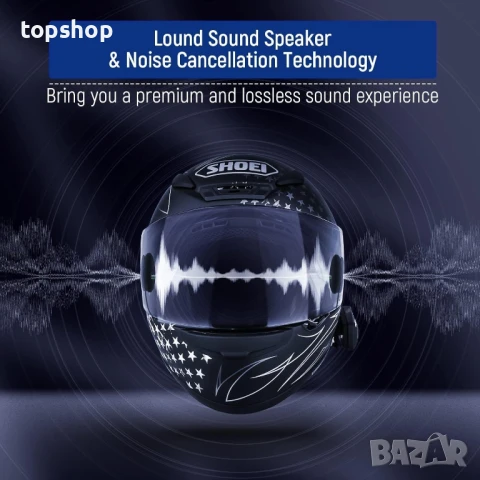 Нови 2бр. LEXIN B4FM Bluetooth слушалки за мотоциклет, блутут интерком за каска до 10 водача..., снимка 3 - Аксесоари и консумативи - 50452961