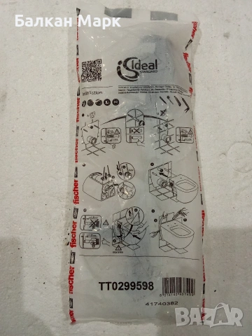 Монтажен комплект за конзолна тоалетна Fischer (за Ideal Standard), снимка 4 - ВИК - 53467578