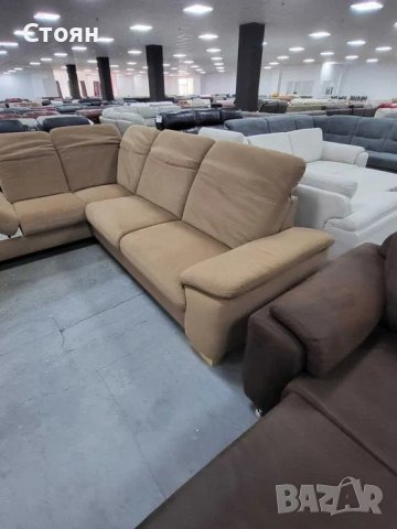 ПРОМОЦИЯ!!!Тъмно бежов диван от плат с ракла "PP - LA15052", снимка 3 - Дивани и мека мебел - 39964936