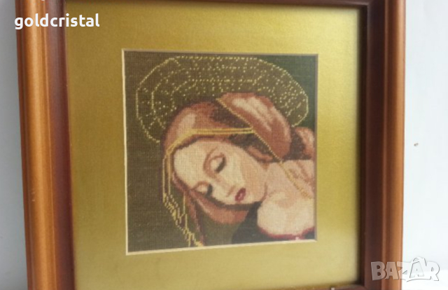 гоблен плачещата мадона 1/1, снимка 3 - Антикварни и старинни предмети - 11511653