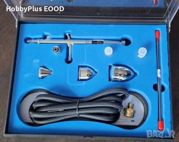 Аерограф двойнодействащ , снимка 5 - Компресори - 51793663