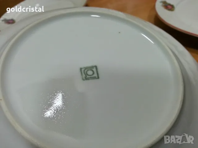 стар български порцелан чинии , снимка 5 - Антикварни и старинни предмети - 49329295