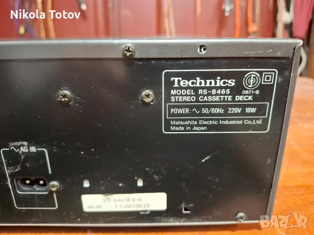 Продава се двуглав дек Technics RS-B465. , снимка 7 - Декове - 56283108