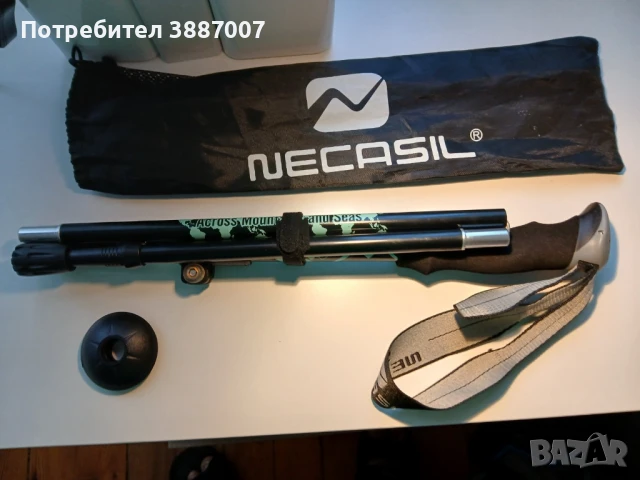 Туристическа ултракомпактна щека NECASIL, снимка 3 - Спортна екипировка - 50610816