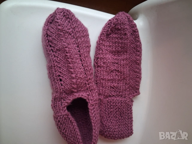 Дамски терлици - 100% вълна, снимка 2 - Якета - 52833439