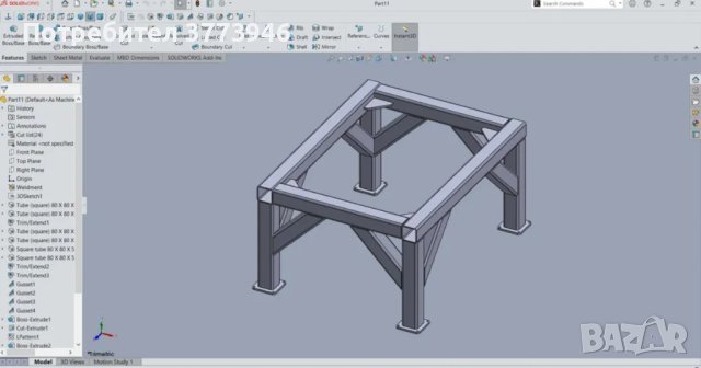 Изработвам чертежи и 3D модели на Solidworks, снимка 4 - Други услуги - 41386584