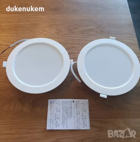 НОВИ! LED лунички 12W, 1350 лумена, 145-155 мм, 2 бр/к-кт, снимка 8 - Лед осветление - 50067494
