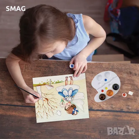 Комплект акварелни картини Феи 11 бр. S_1240405, снимка 4 - Рисуване и оцветяване - 49261469