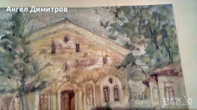 Ивелин Любенов картина акварел , снимка 6 - Картини - 38970353