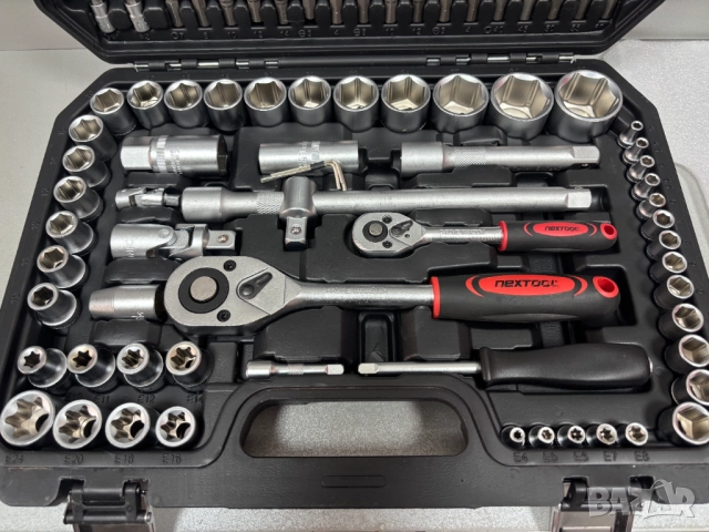 НОВ! Професионален комплект/Гедоре TOOLS 108 Части, снимка 2 - Гедорета - 52802780