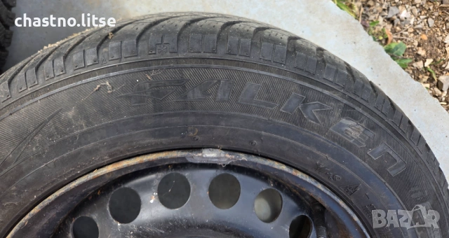 Железни джанти - 6,5Jx 15H2 ЕТ35 със зимни гуми (M+S) 195/65/R15 91T, снимка 18 - Гуми и джанти - 53770331