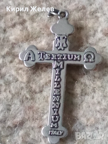 Старо метално крсче 53823, снимка 4 - Други ценни предмети - 53490510