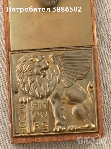 Антика!Християнски Кръст в стил Арт Деко с евангелистите около 1930 г., снимка 7 - Антикварни и старинни предмети - 50821580