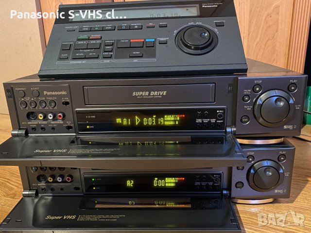 Panasonic NV-HS900 Super-VHS recorder set 2 броя, снимка 4 - Плейъри, домашно кино, прожектори - 44465385