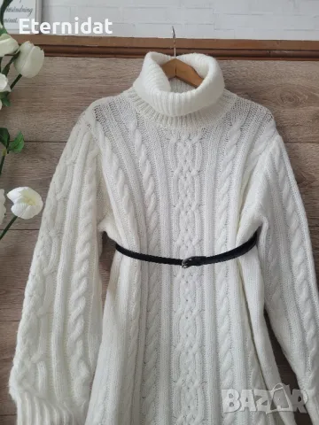 Рокля тип пуловер OBJECT , снимка 4 - Рокли - 49184385