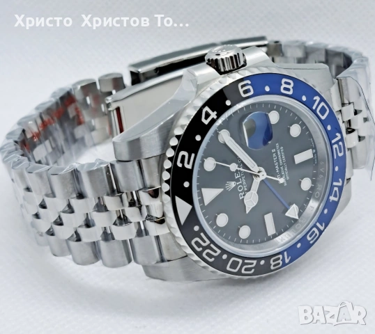 Мъжки луксозен часовник Rolex GMT- Master II Batman, снимка 2 - Мъжки - 53853722
