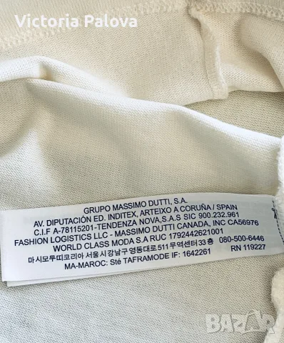 Луксозен mon без рькави Massimo Dutti, размер XS, Ringer стил, снимка 6 - Корсети, бюстиета, топове - 55964003