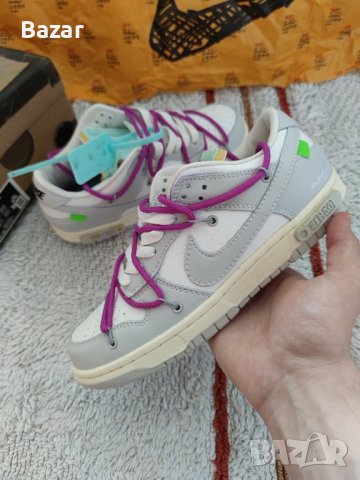 Nike Off White Dunk Lot 21 50 Дамски Обувки Размер 39 Номер 25см Маратонки, снимка 1
