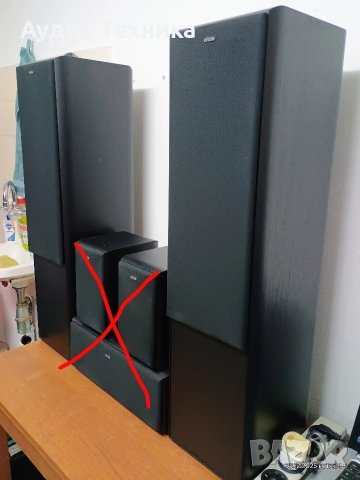 Трилентови тонколони Eltax Universe. Перфектни! Произведени в Дания. , снимка 9 - Тонколони - 52668920