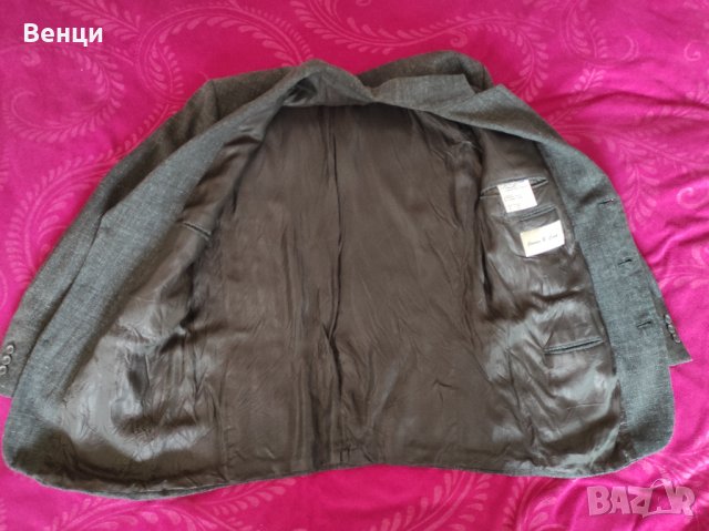 Мъжко елегантно вълнено сако -  L(50) размер, снимка 4 - Сака - 18041781